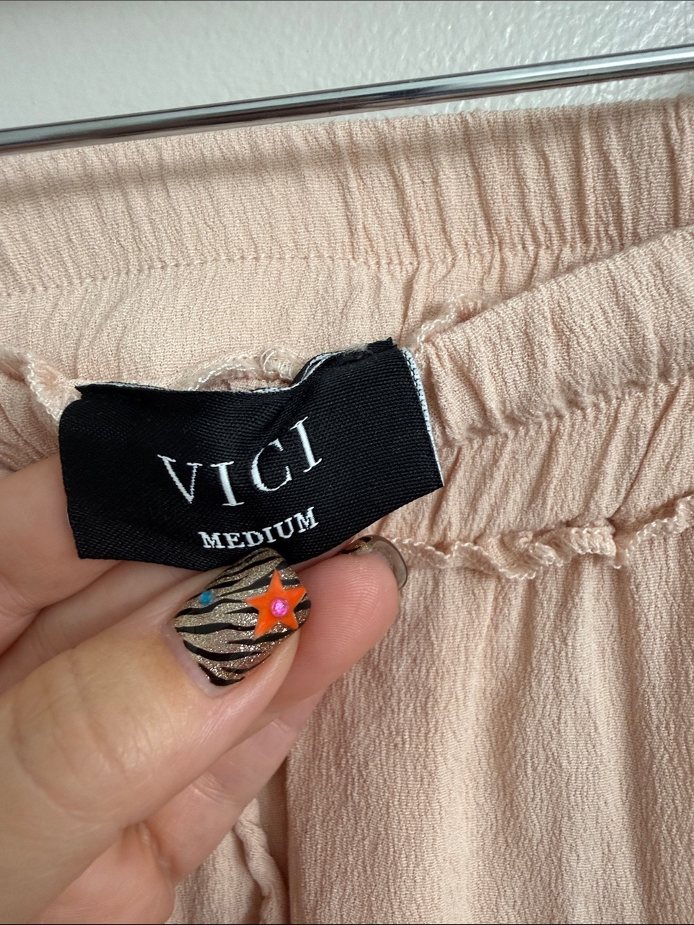 Vici Light Pink Ruffle Mini Skirt - Picture 2 of 3
